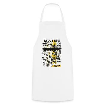 Mainz Deutschland Stadt Skyline Heimat Liebe - Kochschürze - Weiß - Vorne - AI Model Male 185 dark (185cm)
