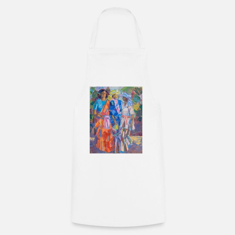 Per Stenius Painting - Cooking Apron - white