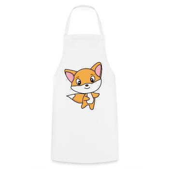 Renard - Tablier de cuisine - blanc - Devant - AI Model Male 185 dark (185cm)