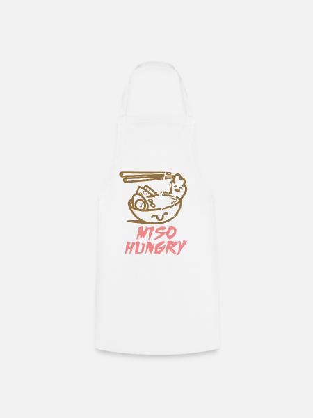 Miso Hungry Food - Kochschürze - Weiß