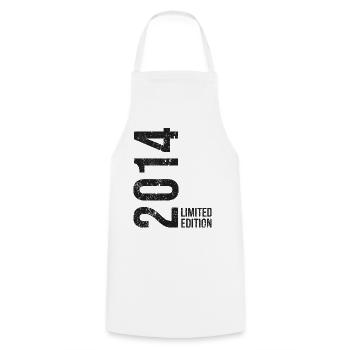 Décoration du 12e anniversaire 2014 12e anniversaire - Tablier de cuisine - blanc - Devant - AI Model Male 185 dark (185cm)