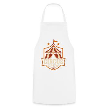 Circus Crew Funny Children's Circus - Cooking Apron - white - Front - AI Model Male 185 dark (185cm)