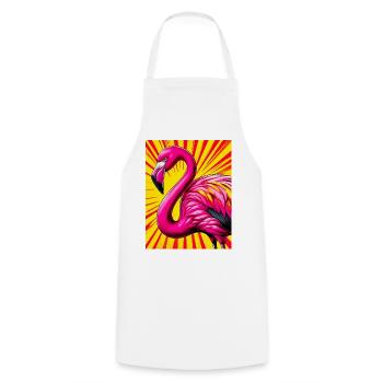 Flamant - Tablier de cuisine - blanc - Devant - AI Model Male 185 dark (185cm)