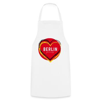 Berlin Deutschland Fan Flagge Design T Shirt - Kochschürze - Weiß - Vorne - AI Model Male 185 dark (185cm)