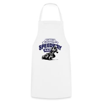 Motorcycle Speedway Racing - Kochschürze - Weiß - Vorne - AI Model Male 185 dark (185cm)