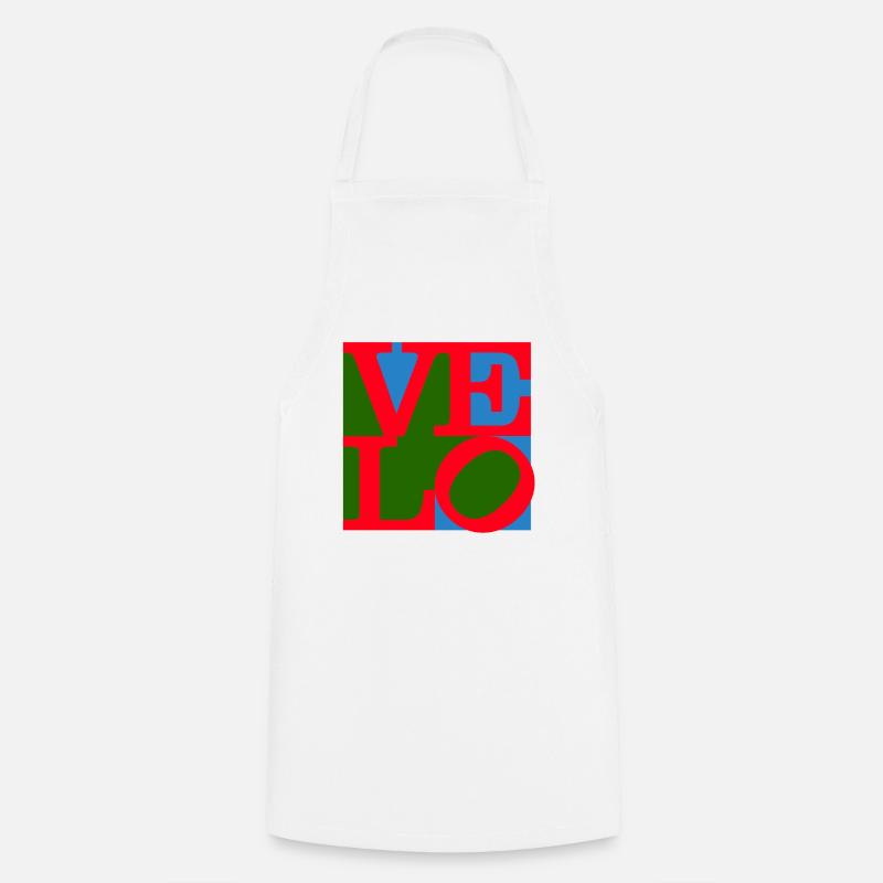 Velo Love - Cooking Apron - white