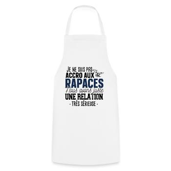 Rapace Oiseau Proie Aigle Faucon Cadeau Fauconnier - Tablier de cuisine - blanc - Devant - AI Model Male 185 dark (185cm)