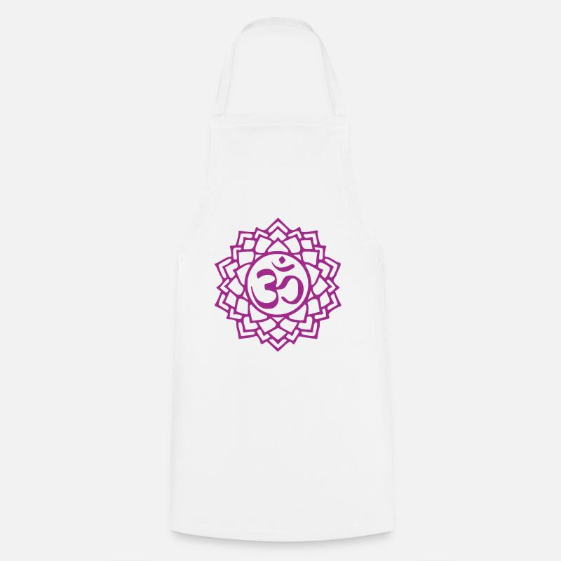 Chakra de la couronne - Tablier de cuisine - blanc