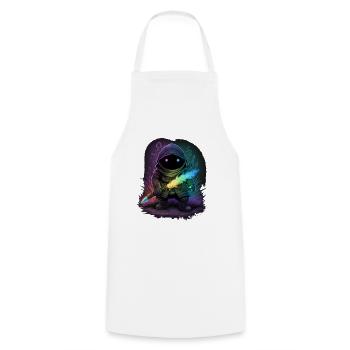 Jedai - Cooking Apron - white - Front - AI Model Male 185 dark (185cm)