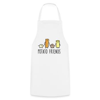 Amis Karrtoffel - Tablier de cuisine - blanc - Devant - AI Model Male 185 dark (185cm)