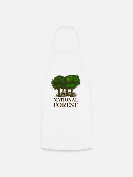 National Forest - Kochschürze - Weiß