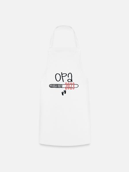 Opa 2023 - OPA - Kochschürze - Weiß
