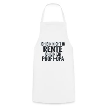 Profi-Opa - Tablier de cuisine - blanc - Devant - AI Model Male 185 dark (185cm)