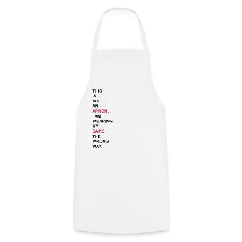 Apron - Cooking Apron - white - Front - AI Model Male 185 dark (185cm)