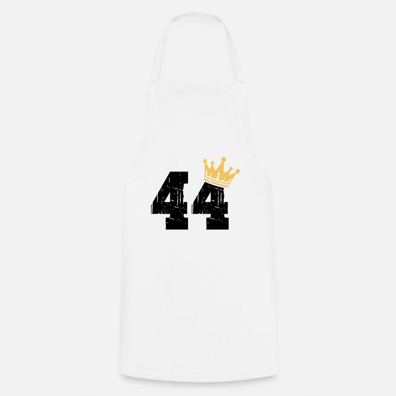 44 Crown 44e anniversaire 44 ans - Tablier de cuisine - blanc