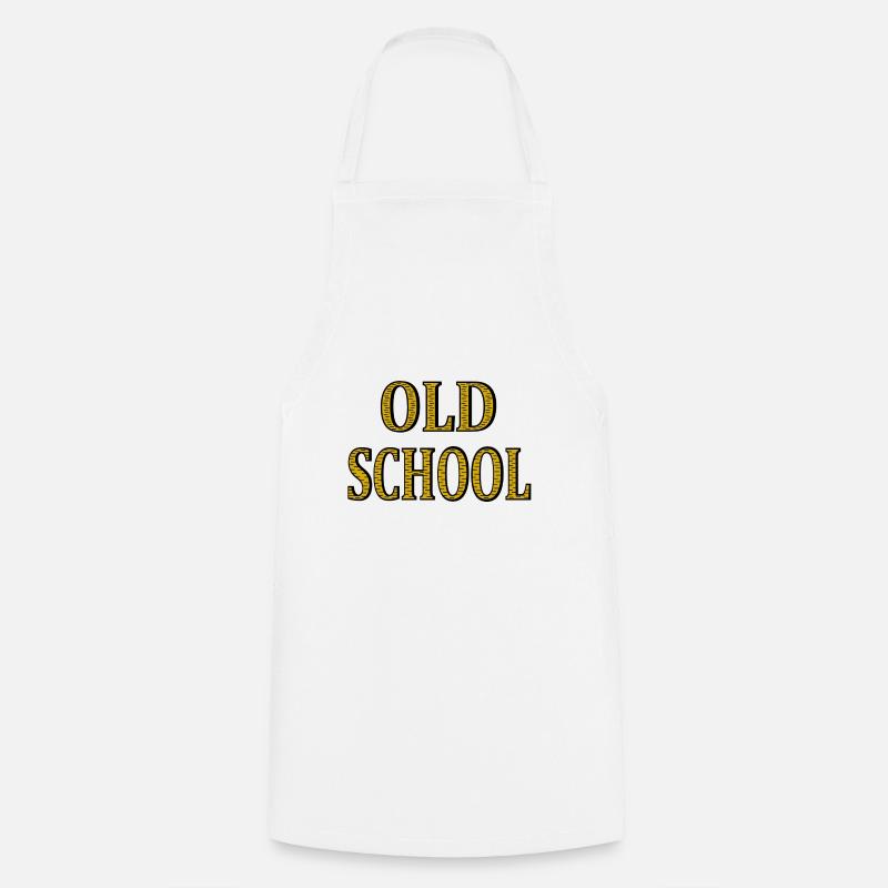 Old school - Cooking Apron - white