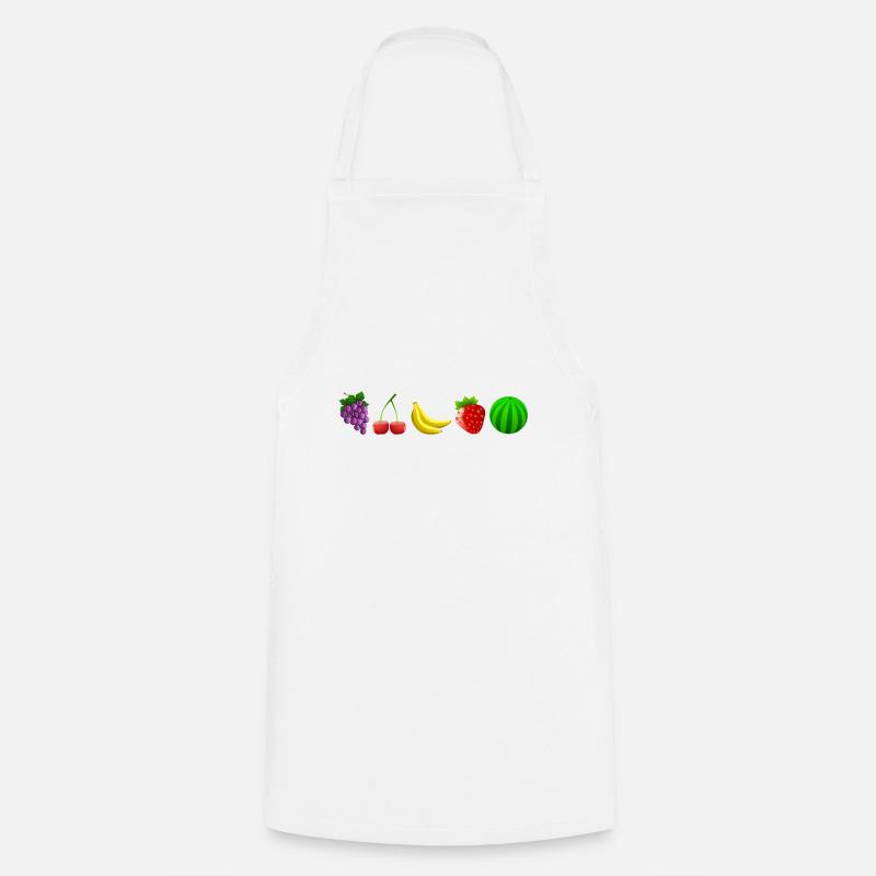 fruit - Cooking Apron - white