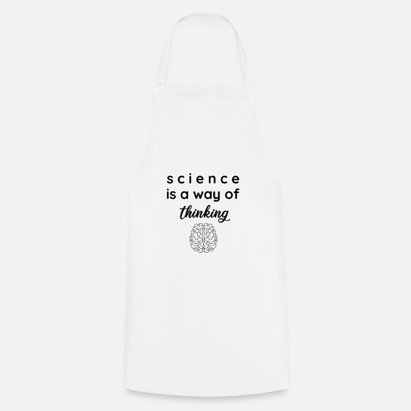 Science - Tablier de cuisine - blanc