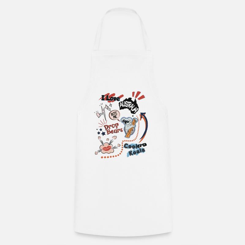 Advance Australie - Tablier de cuisine - blanc