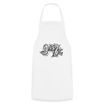 Jazz in Love - Cooking Apron - white - Front - AI Model Male 185 dark (185cm)