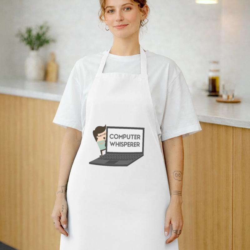 Computer Whisperer Programmer Computer Scientist Cooking Apron