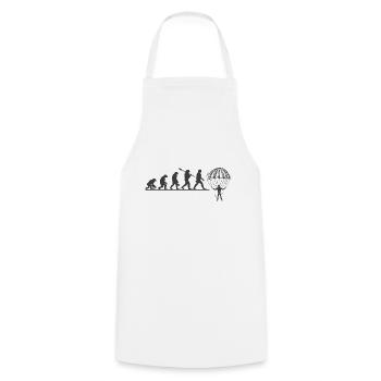 Evolution Parachute - Cooking Apron - white - Front - AI Model Male 185 dark (185cm)