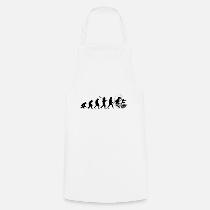 Evolution Surf - Tablier de cuisine - blanc