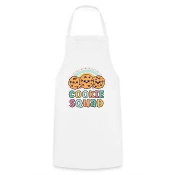 Cookie Squad Funny Matching For Girls Cookie Lover - Cooking Apron - white - Front - AI Model Male 185 dark (185cm)