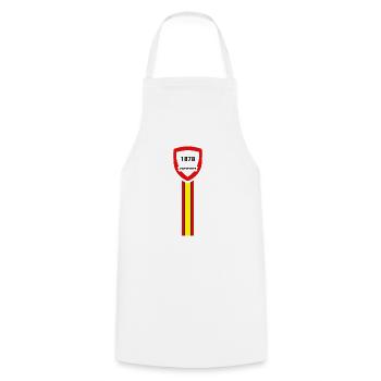 Manchester football club - Tablier de cuisine - blanc - Devant - AI Model Male 185 dark (185cm)
