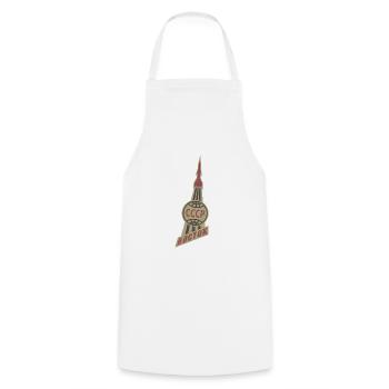 URSS vostok cadeau Gagarine Russie astronaute - Tablier de cuisine - blanc - Devant - AI Model Male 185 dark (185cm)