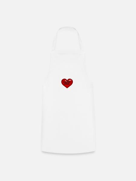 I LOVE DAD - Kochschürze - Weiß