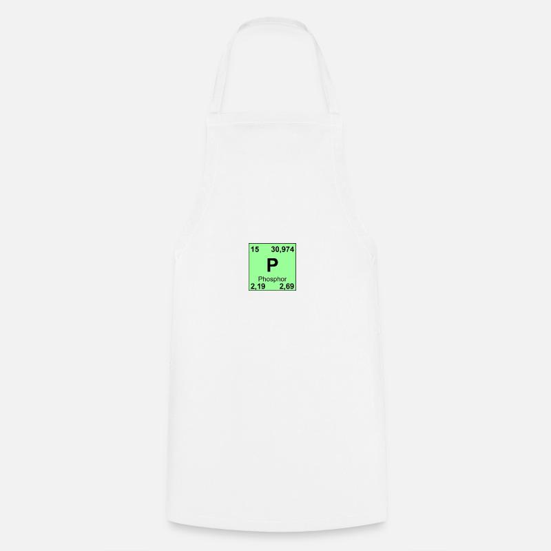 15Phosphore - Tablier de cuisine - blanc