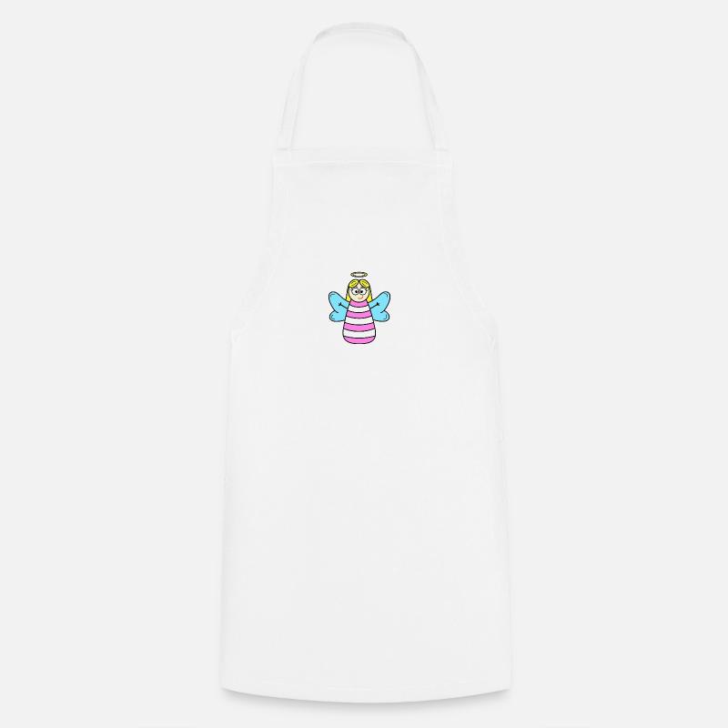 Angel - Cooking Apron - white