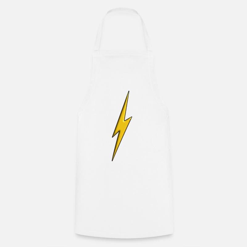 Eclair Jaune 3d - Tablier de cuisine - blanc