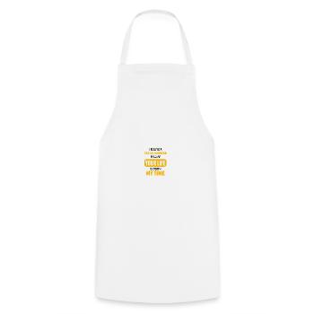Social Work - Cooking Apron - white - Front - AI Model Male 185 dark (185cm)