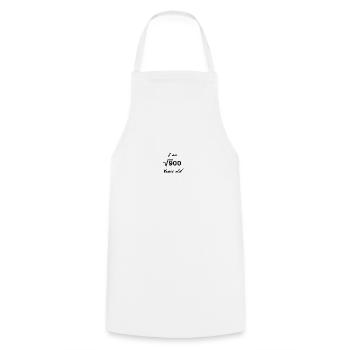 I Am √900 Years Old - Cooking Apron - white - Front - AI Model Male 185 dark (185cm)