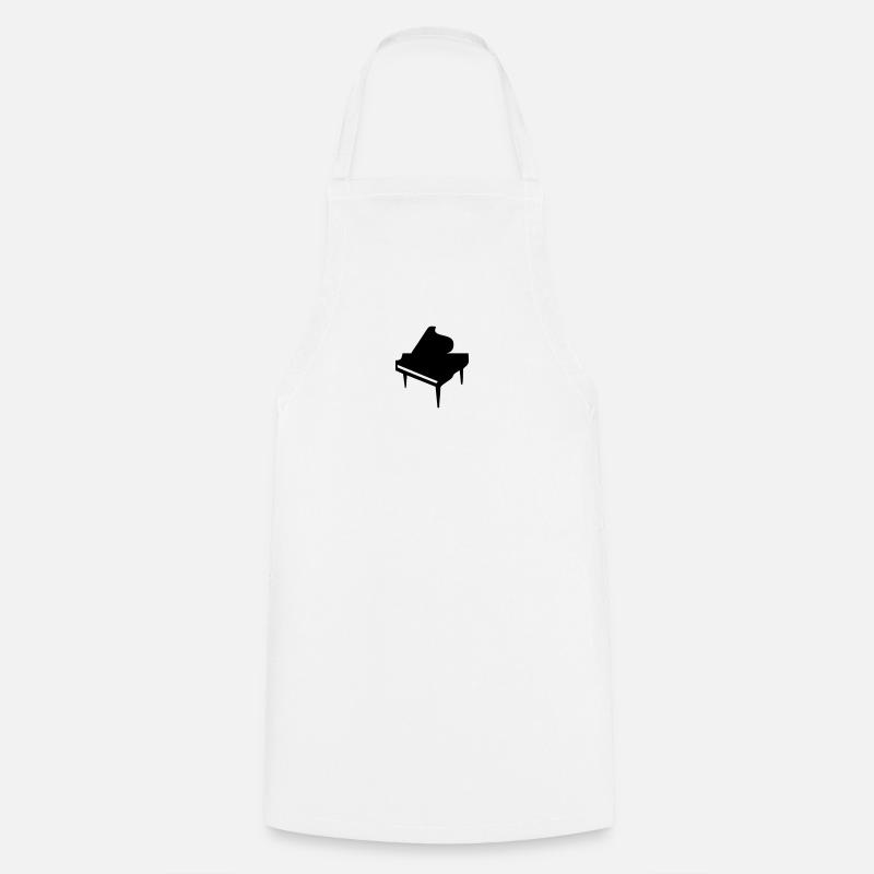 Piano - Tablier de cuisine - blanc