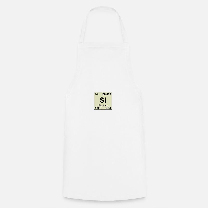 14 Silcium - Cooking Apron - white