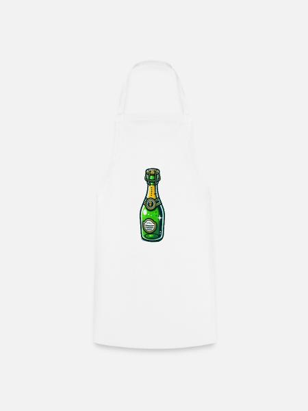 sekt - Kochschürze - Weiß