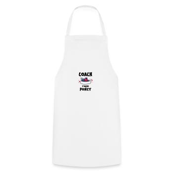 coach aqua poney - Tablier de cuisine - blanc - Devant - AI Model Male 185 dark (185cm)