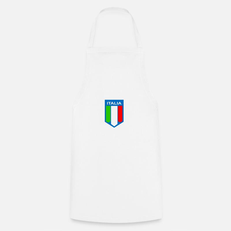 Drapeau Italia - Tablier de cuisine - blanc