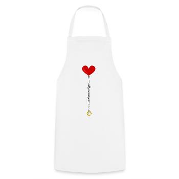 cooles Heiratsantrag Verlobung Hochzeit Geschenk - Kochschürze - Weiß - Vorne - AI Model Male 185 dark (185cm)