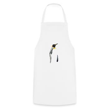 manchot - Tablier de cuisine - blanc - Devant - AI Model Male 185 dark (185cm)