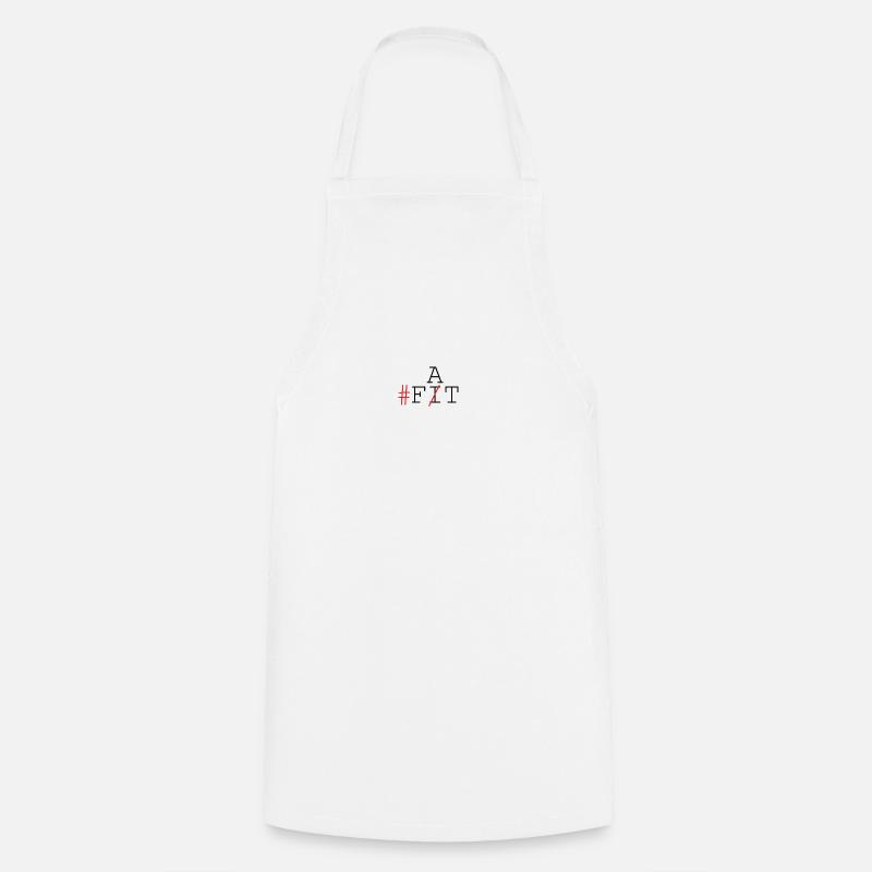 Fit & Fat - Cooking Apron - white