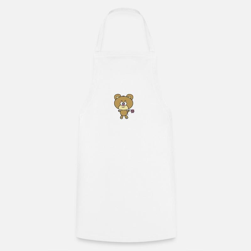 Nounours - Tablier de cuisine - blanc