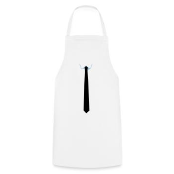 tie - Cooking Apron - white - Front - AI Model Male 185 dark (185cm)