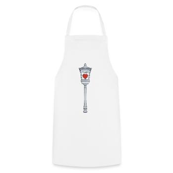 Light for lovers - Cooking Apron - white - Front - AI Model Male 185 dark (185cm)