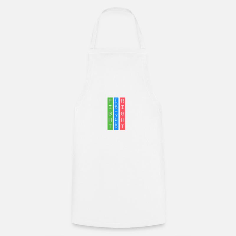 fight for your right - Cooking Apron - white