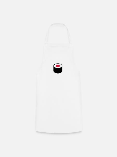 Sushi - Tablier de cuisine - blanc