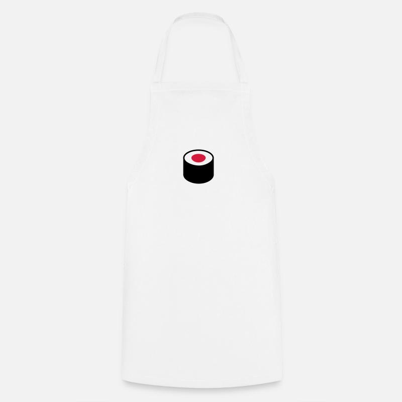 Sushi - Tablier de cuisine - blanc